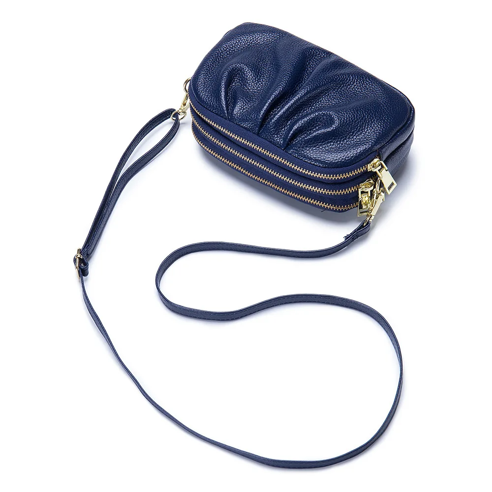 sac bandoulière bleu tendance