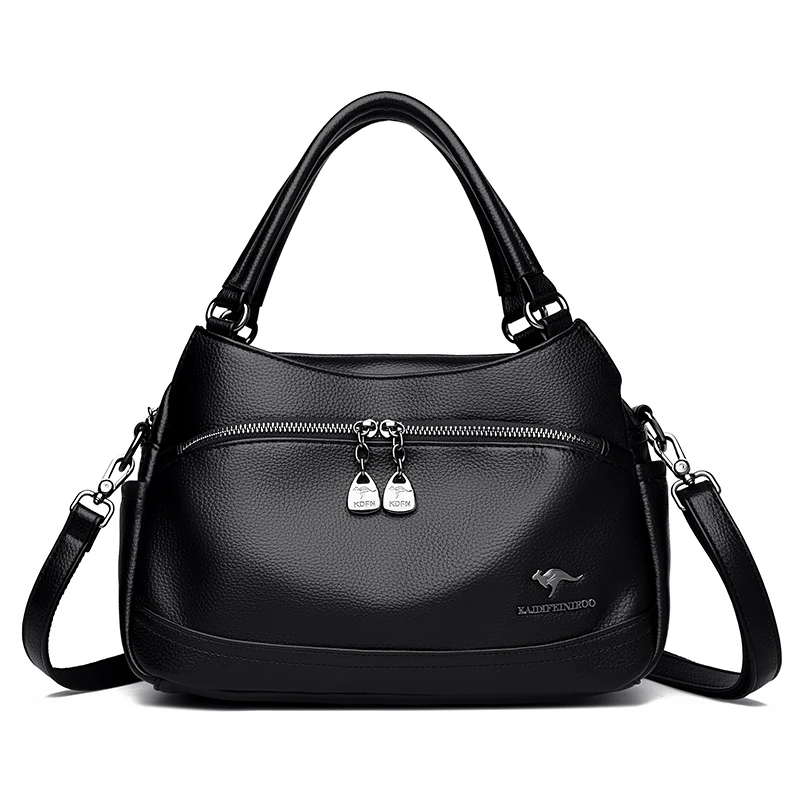 sac à main cuir noir élégant